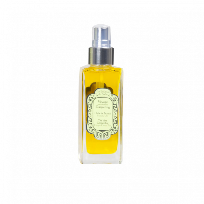 კოსმეტიკური ზეთი - Green Tea & Ginger - Journey To The Route of Darjeeling 200 ml