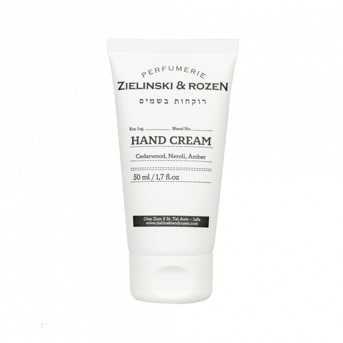 ხელის კრემი Zielinski&Rozen Cedarwood, Neroli, Amber 50 ml