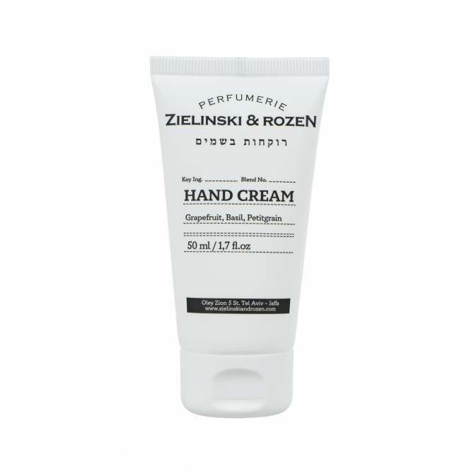 ხელის კრემი Zielinski&Rozen Grapefruit, Basil, Petitgrain 50 ml