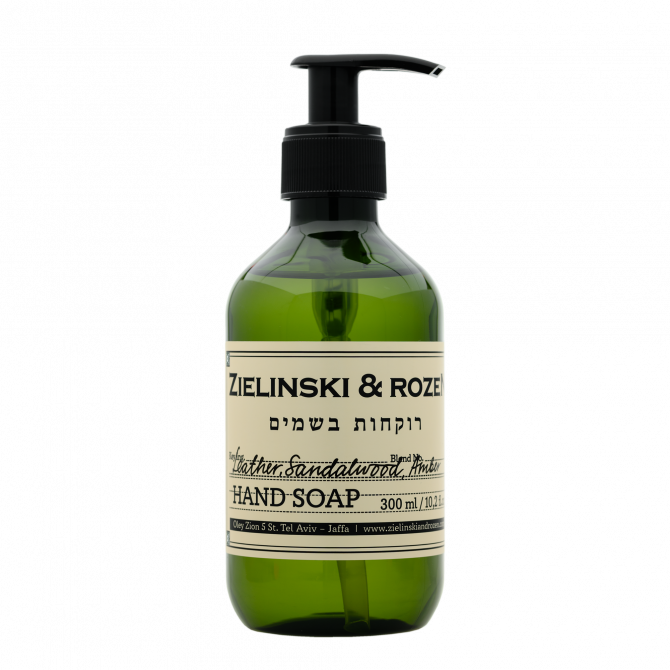 Жидкое мыло Zielinski&Rozen Leather, Sandalwood, Amber 300 ml