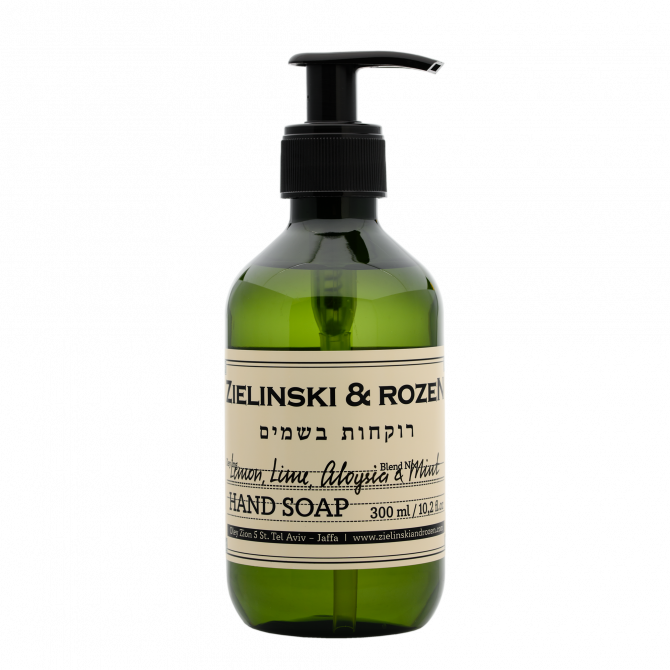 თხევადი საპონი Zielinski&Rozen Lemon, Lime, Aloysia, Mint 300 ml