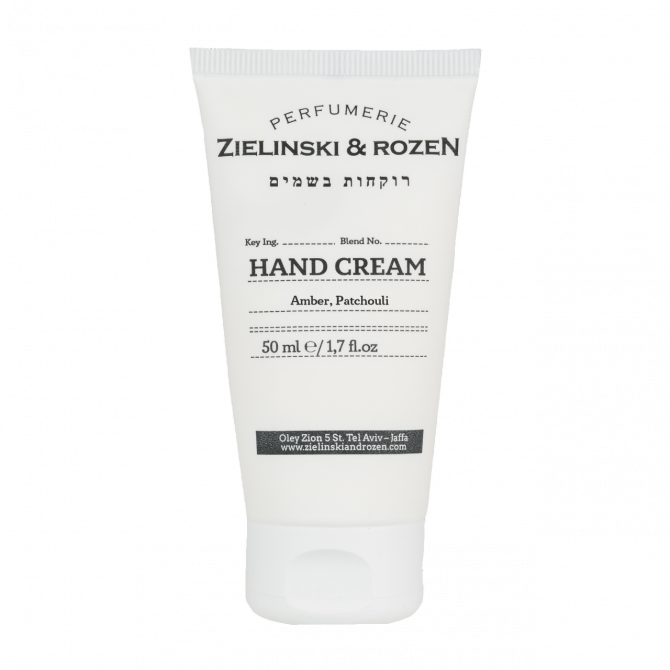 ხელის კრემი Zielinski&Rozen Amber, Patchouli 50 ml