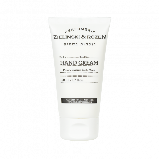 ხელის კრემი Zielinski&Rozen Peach, Passion fruit, Musk 50 ml
