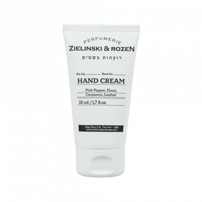ხელის კრემი Zielinski&Rozen Pink Pepper, Elemi, Cinnamon, Leather 50 ml