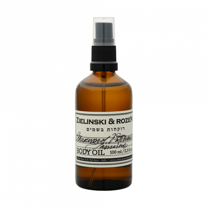 Body Oil Cedar, Patchouli, Jasmine (100ml)
