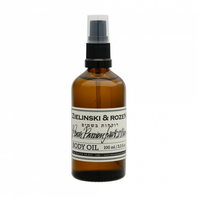 სხეულის ზეთი Peach, Passionfruit, Musk (100ml)