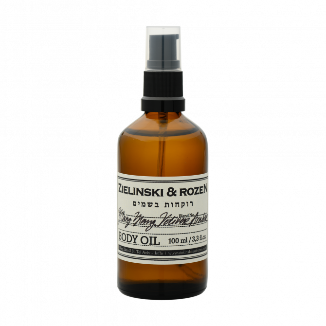 სხეულის ზეთი Ylang-Ylang, Vetiver, Amber (100ml)