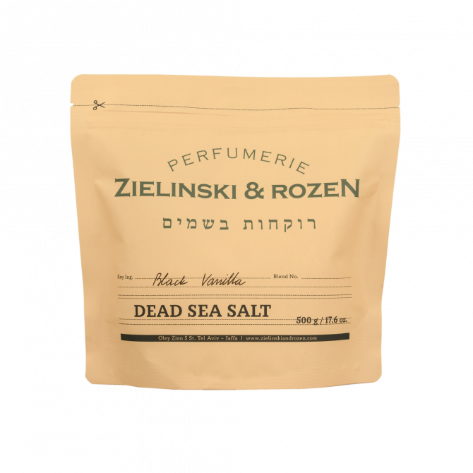 Dead Sea Salt Black Vanilla (500g)