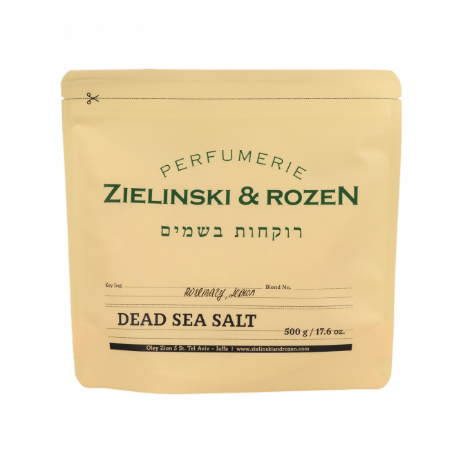 Dead Sea Salt Rosemary, Lemon (500g)