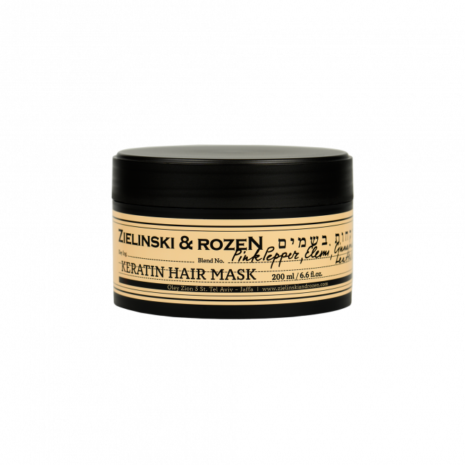 Keratin Hair Mask Pink Pepper, Elemi, Cinnamon, Leather (200ml)