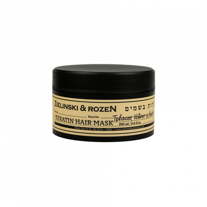 Keratin Hair Mask Tobacco, Vetiver, Amber (200ml)